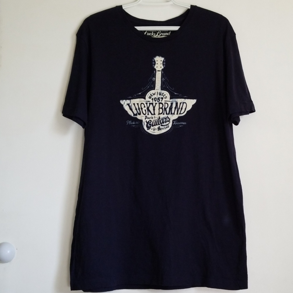 Lucky Brand Guitars Tennessee Blue Shirt